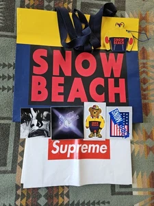 Polo Schnee Strand Tragetasche Aufkleber & Supreme Tasche & Sticker Konvolut keine Trennung - Bild 1 von 15