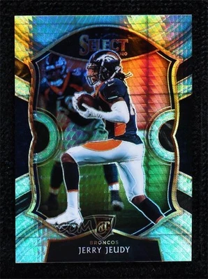 2020 Panini Select Concourse Dragon Scale Prizm /67 Jerry Jeudy #56 Rookie RC - Image 1 of 2