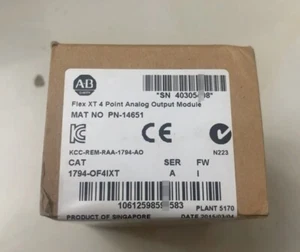 Nuevo módulo de salida analógica de 4 puntos Allen Bradley 1794-OF4IXT Flex XT - Imagen 1 de 2