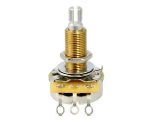 Olla de audio de eje dividido largo CTS 500 K para volumen o tono para Gibson Les Pauls - Imagen 1 de 2