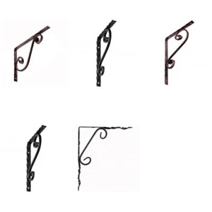 Soporte de la Consola Ángulo Estantería Estante Pared Hierro Forjado - Imagen 1 de 13