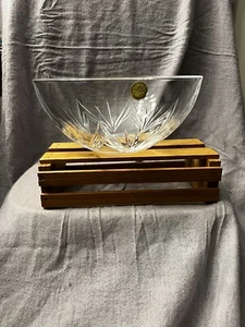 Bleikristall Geschliffen J.G. Durand France 24% Lead Crystal Bowl - Picture 1 of 10