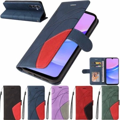 For Samsung A16 A26 A36 A56 A15 A25 A55 Magnetic Flip Leather Wallet Case Cover - Image 1 of 4