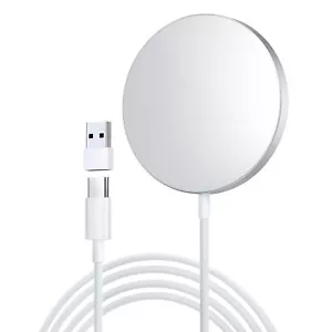 Cargador Magnetico Inalambrico MagSafe 15W Para iPhone 16 15 14 13 Pro Max Plus - Imagen 1 de 9