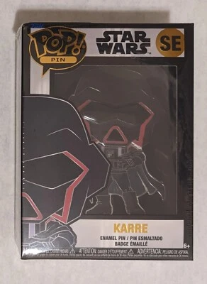 Funko POP! STAR WARS SE - KARRE Enamel Pin with Removable Stand - Disney - NEW - Image 1 of 3