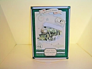 NEUES ANGEBOT. GEBURTSTAGSKARTE DAMPFZUG. - Bild 1 von 2