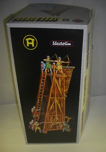 Hausser Elastolin Original Leerkarton 9885 7cm Normannen Belagerungsturm Deckel - Bild 1 von 6
