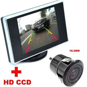 3.5 inch Color LCD Car Video Monitor With 18.5mm Car CCD Rear View Camera - Picture 1 of 7