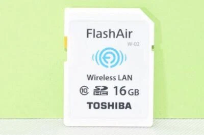 Toshiba FlashAir W-02 16GB / wireless LAN Wifi SD card / Class 10 - Image 1 of 2