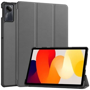 Redmi Pad SE Hülle Grau mit Automatik Sleep Wake Schutz und Faltfunktion - Bild 1 von 11