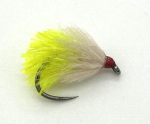 6 x Biscuit / Yellow Blobs - Trout Fishing Flies - Picture 1 of 2