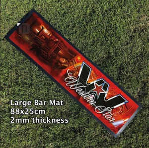 Western Star Truck W800 Beer Bar Mat Runner Pub Drink Drinking Present bar ware - Picture 1 of 9