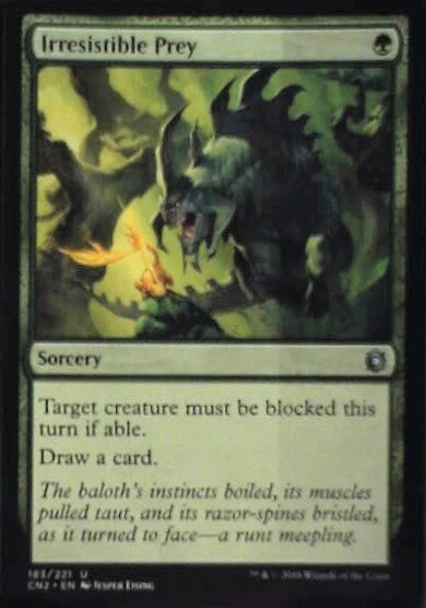 Irresistible Prey - Conspiracy: Take the Crown: #183, MTG Nm R35 - Image 1 of 1