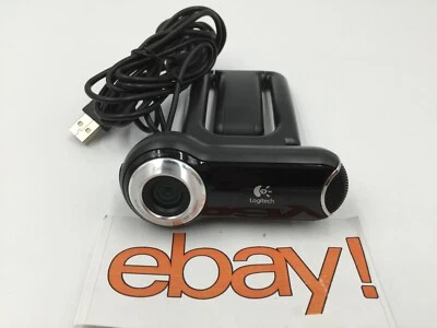 Logitech QuickCam Pro 9000 Webcam V-UBM46 USB Camera With Mic Carl Zeiss 2MP - Image 1 of 3