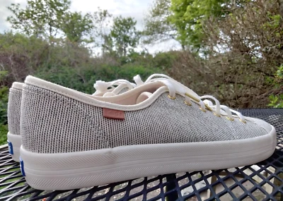 NEW Keds Women's Size 9.5 Dream Foam French & Brass Accent Jump Kicks Sneakers - Image 1 of 4