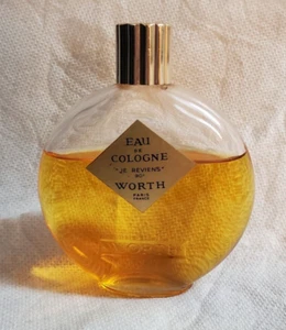 VTG Je Reviens 90 Degrees Worth Original Lalique Eau De Cologne Splash 4 Oz - Picture 1 of 5