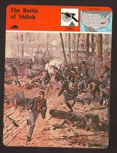 Tarjeta Panarizon The Battle of Shiloh--Civil War--Story of America--1979 - Imagen 1 de 1
