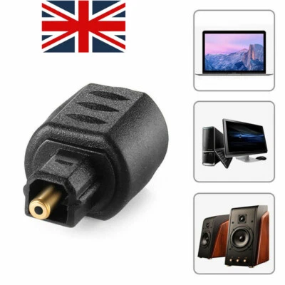 Converter 3.5mm Mini Jack Plug To Toslink Audio Adapter Female To Male Optical - Image 1 of 4