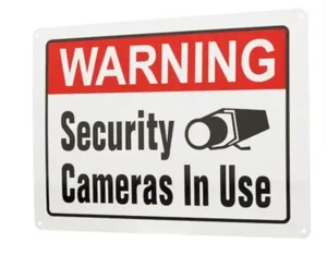 Camera Signs 10*14 in - Picture 1 of 5