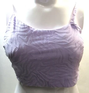 Traje de baño Top Bikini convertible azul marino antiguo para mujer talla 3X púrpura nuevo - Imagen 1 de 6