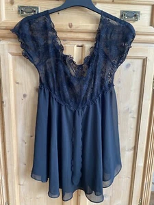 Babydoll schwarz Größe 38 bzw. Größe M - Bild 1 von 2