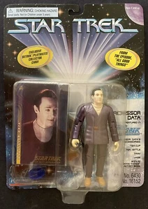 Star Trek Playmates Professor Data “All Good Things” 1997 NIB - Picture 1 of 2