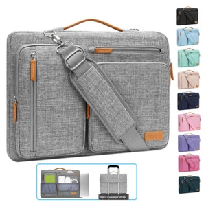 Laptop Shoulder Bag for MacBook Pro 13 14 15 16 inch Notebook handbag Sleeve Bag - Picture 1 of 78