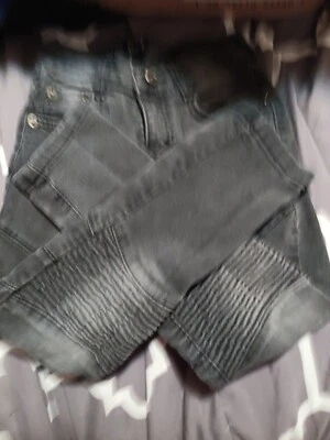 Pantalones de mezclilla GS-115 para niños talla 6 negros Foto 1 de 4