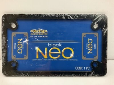 Cruiser 77050 MC Neo 摩托车车牌架,黑色 — 第 1/3 张图片