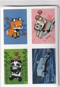 Panini Minecraft Treasure Sticker 2021 No. 191 Will You Be Cute Or Hostile Mobs - Picture 1 of 1