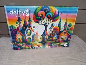 Delfy / JaCaRou Fantasia Street 1000 Piece Jigsaw Puzzle New Sealed - Picture 1 of 7