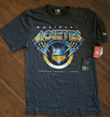 MONTREAL ALOUETTES New Era CFL Football T Shirt NEW WITH TAGS Small Cover