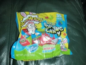 WARHEADS Sour Popping Candy Sandía, AZUL Frambuesa y VERDE Manzana BB11/25 - Imagen 1 de 2