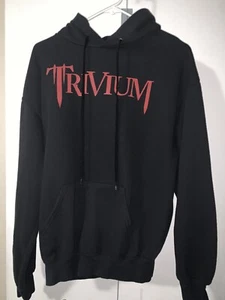 Trivium Metal Band Hoodie Hooded Sweatshirt Front Back Black Large - Picture 1 of 5