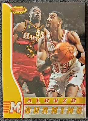 1997 Alonzo Mourning Miami Heat Topps Chrome Bowman' Mejor tarjeta de la NBA #41 Foto 1 de 2