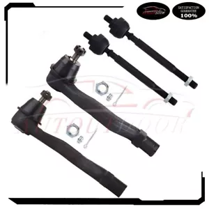 New 4PCS Front Inner and Outer Tie Rod Links Kit For Honda CRV 2WD & 4WD - Picture 1 of 7