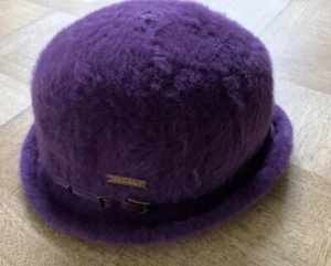 KANGOL Shavora Neneh Hat in Mulberry Purple Size Large NWT - Picture 1 of 2