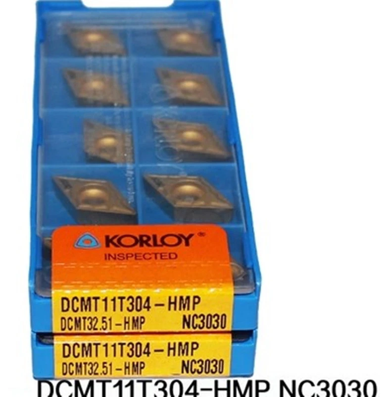 10 Piezas Nueva Hoja CNC KORLOY DCMT11T304-HMP NC3030  Foto 1 de 1