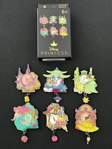 Loungefly Disney Princess Side Kick Clock Blind Box Enamel Pin - YOU CHOOSE - Picture 1 of 7