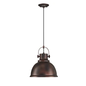 Forte Lighting Harmon 1 Light Pendant, Antique Bronze - 7210-01-32 - Picture 1 of 1