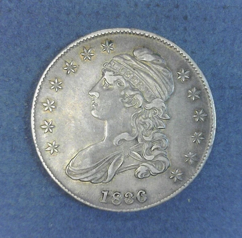 *SCARCE* 1836 OVER 1336 Variety Capped Bust Half Dollar High Grade AU * CBHX081 Cover