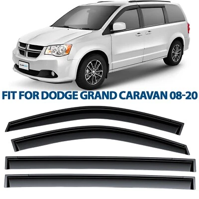 Защита от дождя вентиляционные козырьки козырек для Dodge Grand Caravan 2008-2020 годов выпуска - Изображение 1 из 4