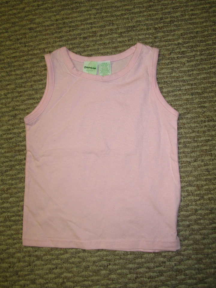 Camiseta sin mangas Circo niñas rosa 8 10 nueva sin etiquetas Foto 1 de 1