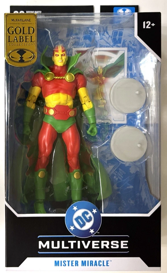 "Figura de acción McFarlane Toys DC Multiverse Gold Label Mister Miracle 7"" en mano" Foto 1 de 1