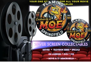 The Simpsons FLAMING MOE DRINK Round Metal Sign (Reproduction) Free Post - Bild 1 von 4