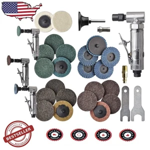 Pro 1/4" Angle Grinder Kit - 0.6HP, 20K RPM, Aluminum Body, 22 Discs Included - Picture 1 of 8