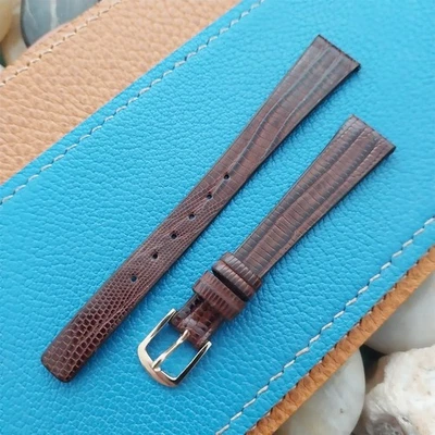 Vintage 13mm Seiko Lizard Classic nos pulseira de relógio não usada e fivela de logotipo RGP dourada - Imagem 1 de 4