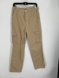 DeFacto hellbraune Damen-Cargohose mit Utility-Taschen Größe 8 - Bild 1 von 3