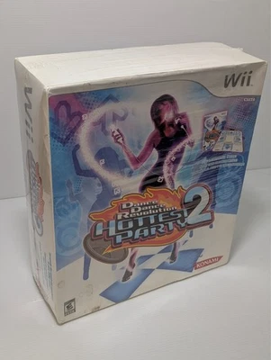 ¡SELLADO! Dance Dance Revolution DDR Hottest Party 2 (Nintendo Wii) con tapete nuevo Foto 1 de 3