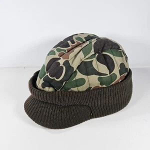 Cappello da caccia vintage Walls Trapper Hat isolato mimetico made in USA - Foto 1 di 11